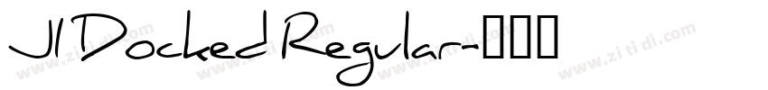JI Docked Regular字体转换